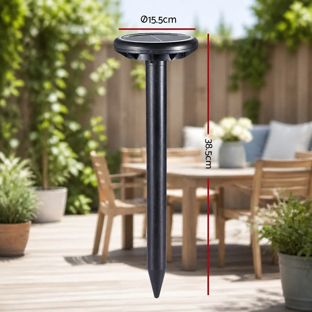 Snake Repeller Ultrasonic Solar Powered 12 Piece Set for Garden Yard Farm Orchard