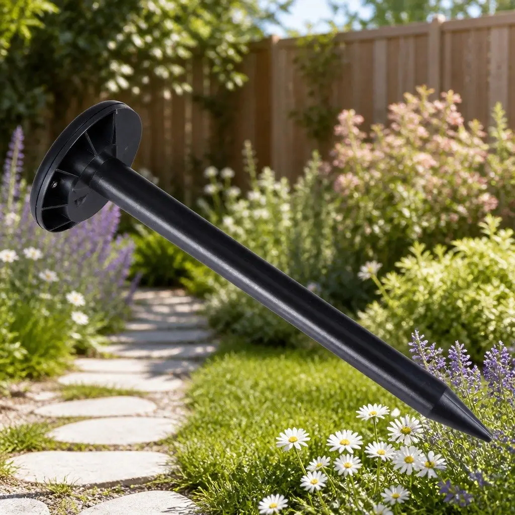 Snake Repeller Solar Powered Ultrasonic 4 Piece Garden Yard Farm Pest Control