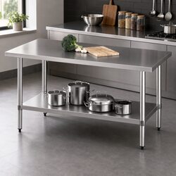 Friendly Stainless Steel Work Bench for Your Kitchen 1524x762mm