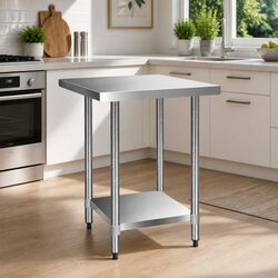 Your New Stainless Steel Kitchen Work Bench 760x760mm