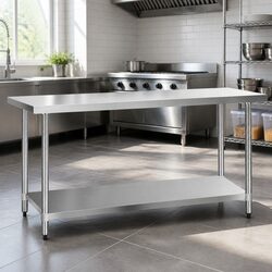 Your Friendly Stainless Steel Kitchen Prep Table 1829x610mm