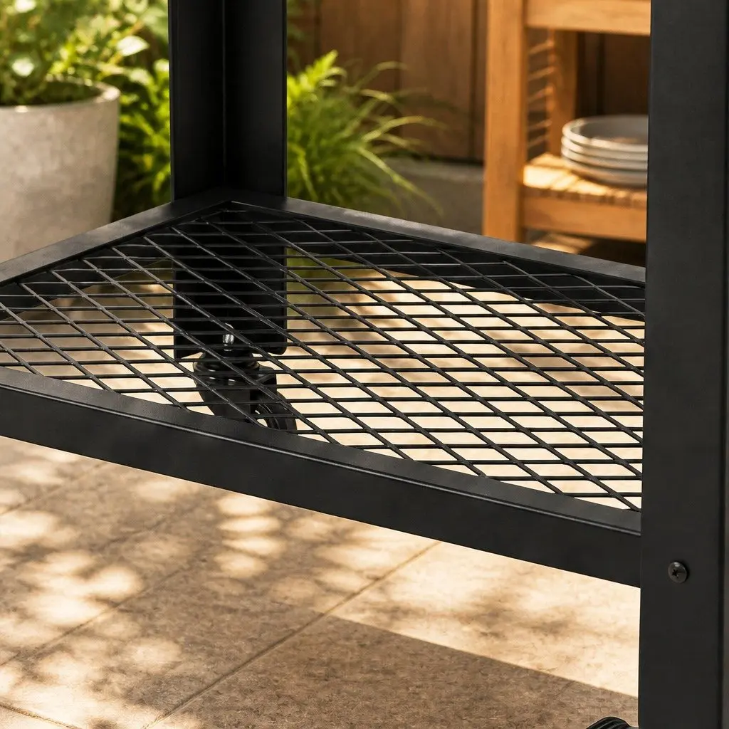Outdoor BBQ Cart