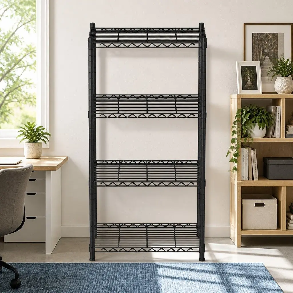 4-Tier Steel Storage Shelving Unit