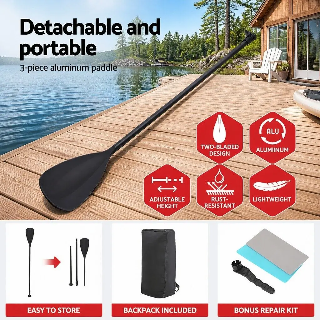 Inflatable Stand Up Paddle Board 10.5ft SUP Surfboard Paddleboard Green
