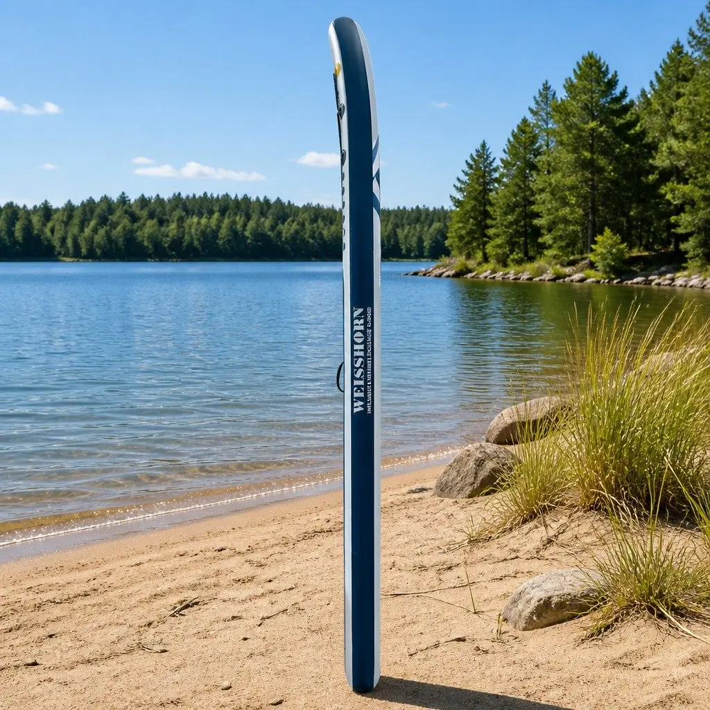 Stand Up Paddle Board 10.6ft Inflatable SUP Kayak Surfboard Paddleboard Blue