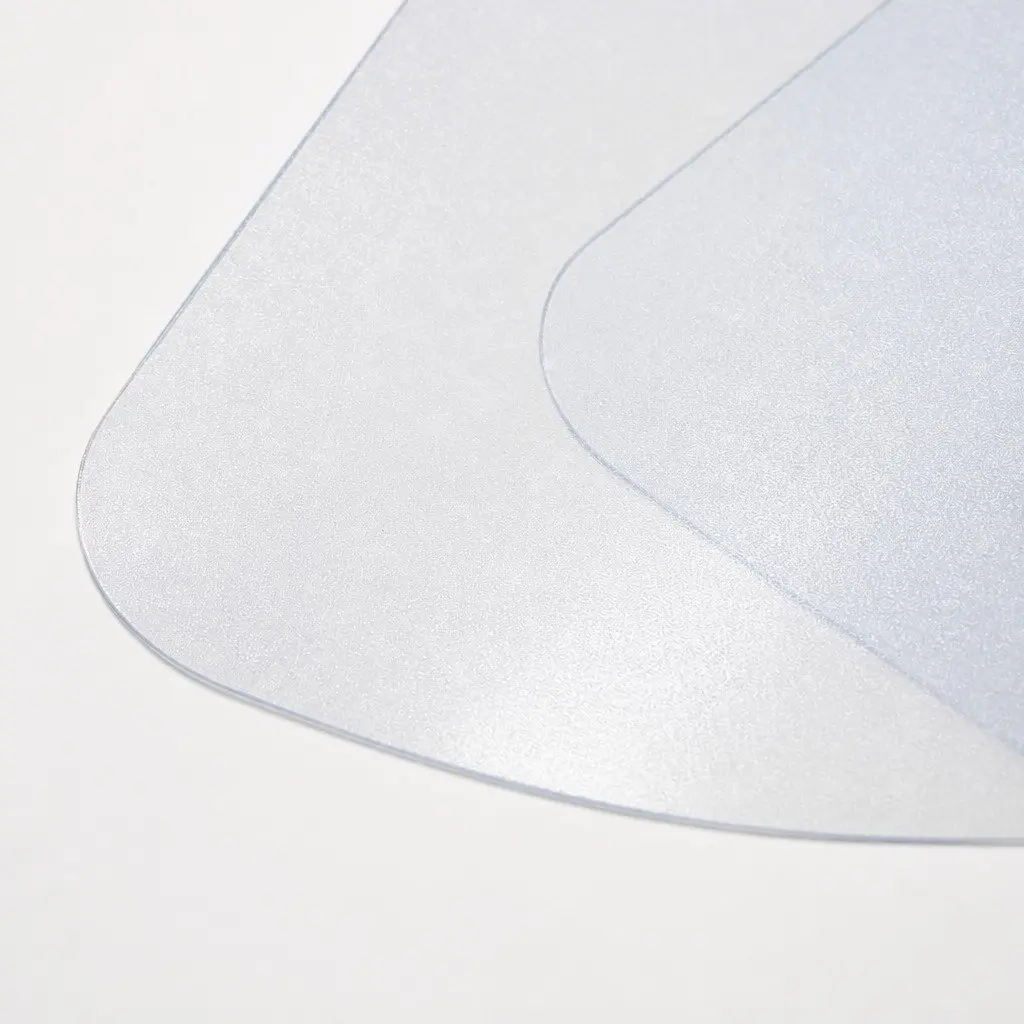 Chair Mat PVC Hard Floor Protector 135cm x 114cm Anti-Scratch Gripper Back