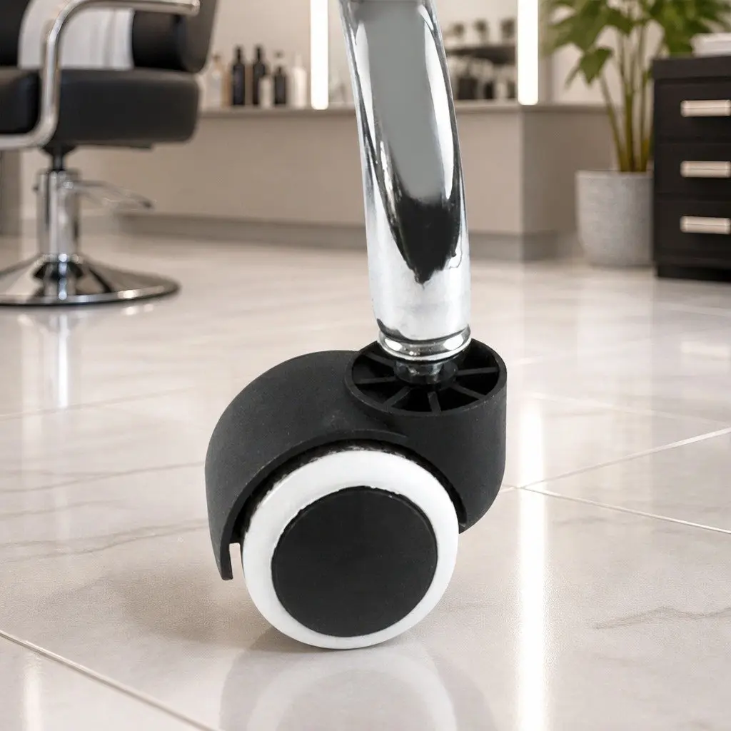 Swivel Bar Stools Height Adjustable Chrome Footrest PU Leather 4 Piece