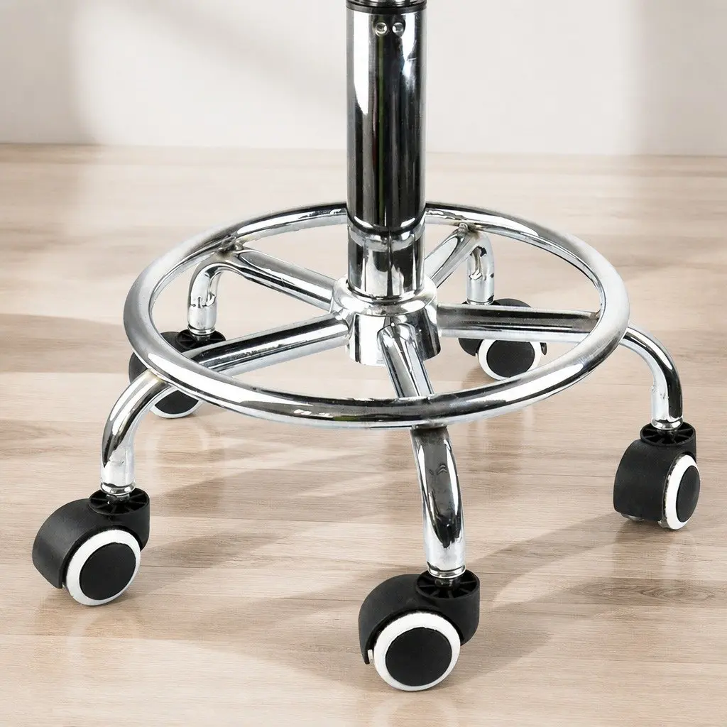 Salon Stool Swivel Hairdressing Chair Gas Lift Hydraulic 360 Rotating Casters