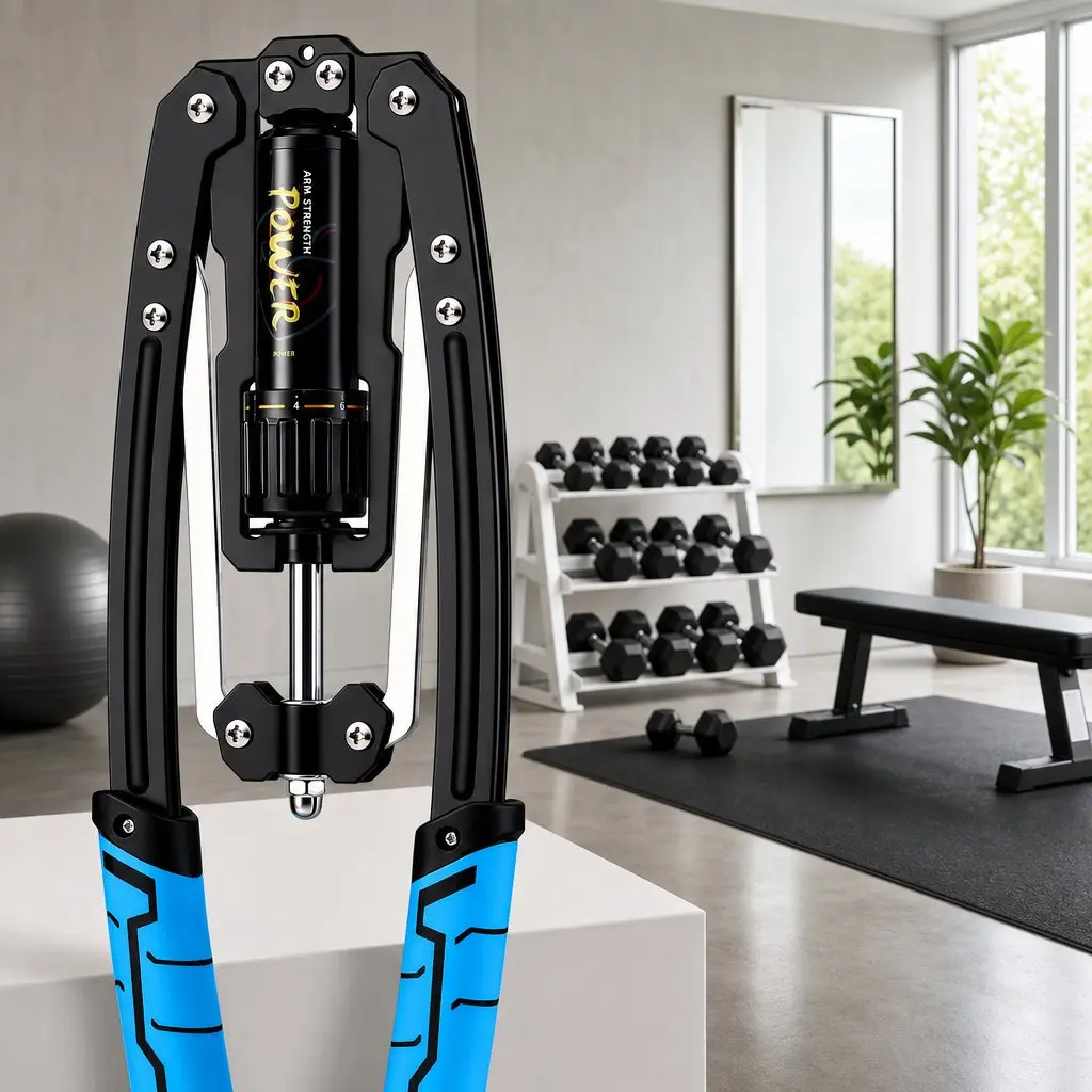 Hydraulic Arm Exerciser Chest Trainer 10-200kg Adjustable Resistance Push Pull