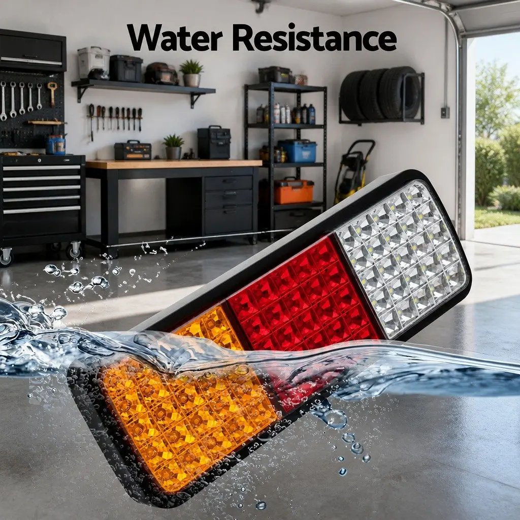 12V LED Tail Lights Pair with 75 LEDs