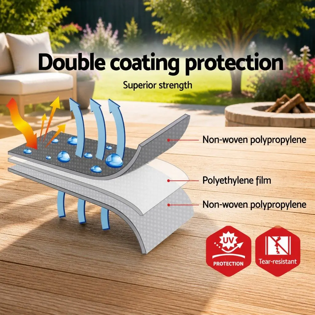 Poly Tarp Heavy Duty Waterproof 9x12m Camping Caravan Sun Shade Cover