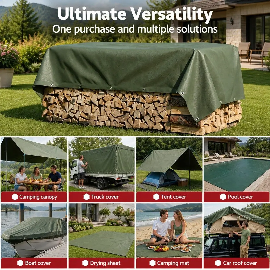 4x6m Tarp for Outdoor Adventures