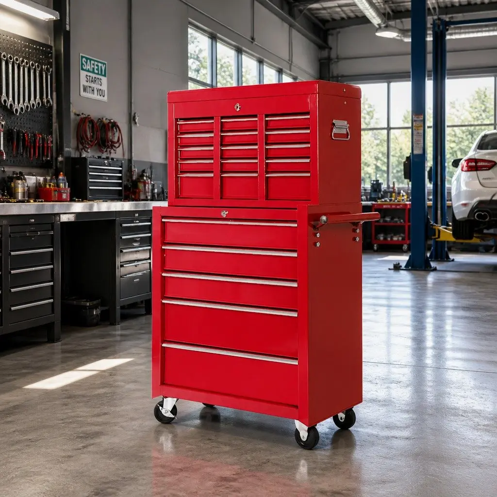 14 Drawer Tool Box Cabinet