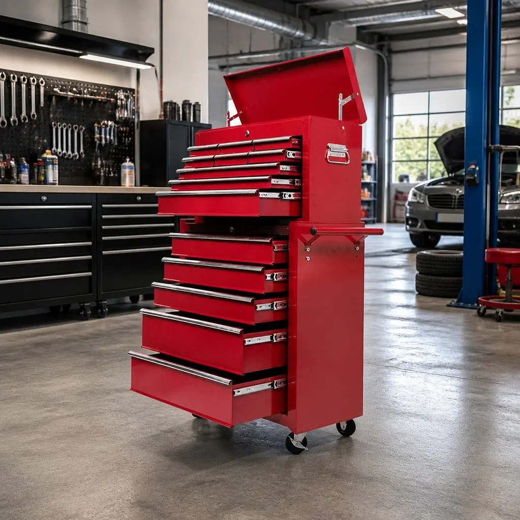 14 Drawer Tool Box Cabinet