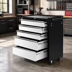 Your New 5 Drawer Steel Tool Box Awaits You