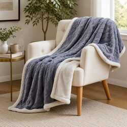 Friendly Double-Sided Fleece Throw Blanket for You