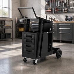 Your Go-To Welding Cart with Ample Storage