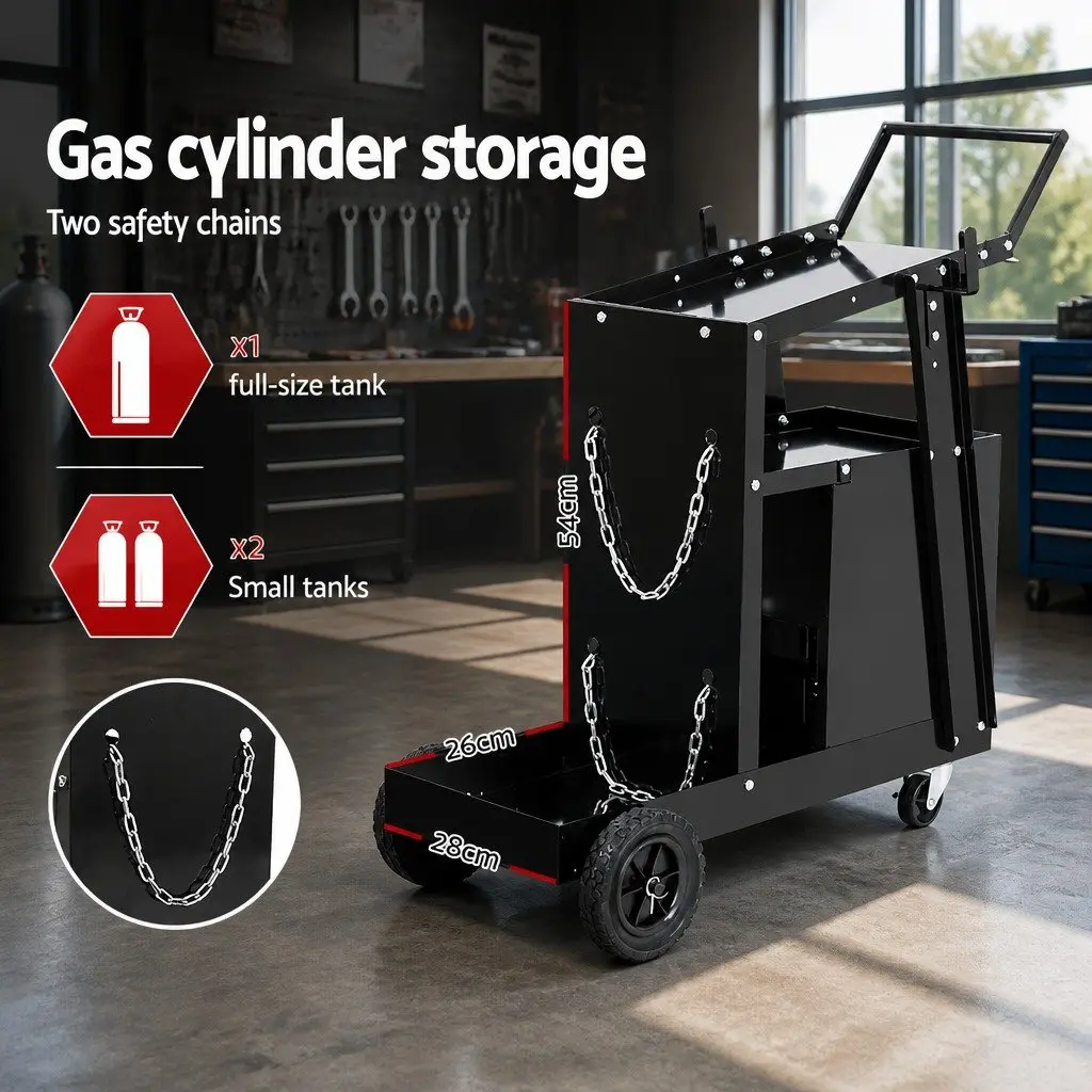 Welding Cart with Ample Storage