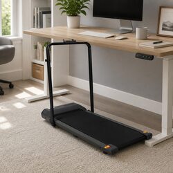 Under Desk Walking Treadmill Portable Foldable LED Display Home Office Fitness