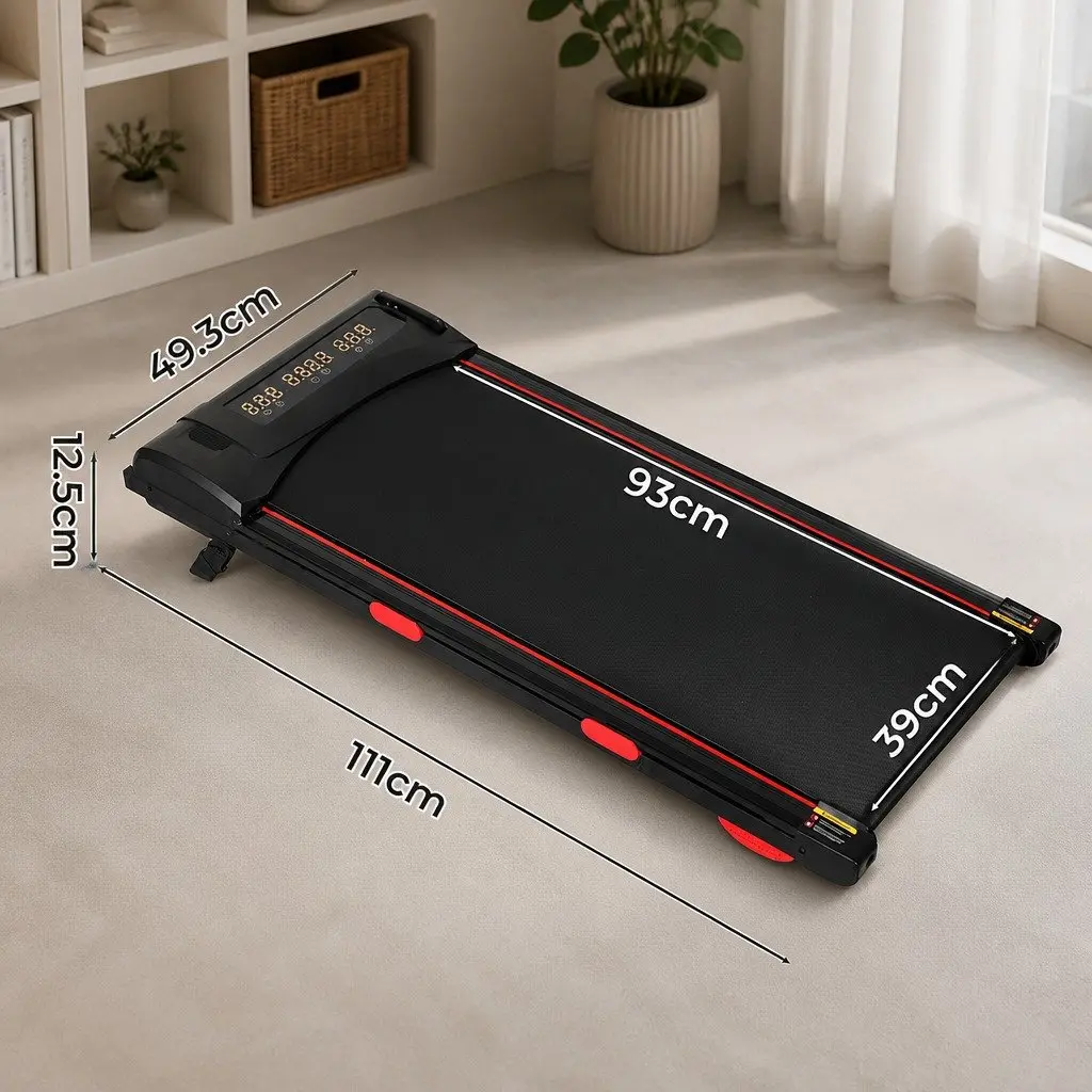 Walking Treadmill Home Gym Fitness Machine Manual Incline LED Display Bluetooth