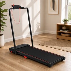 Walking Treadmill Home Gym Exercise Machine Foldable Handrail LED Display