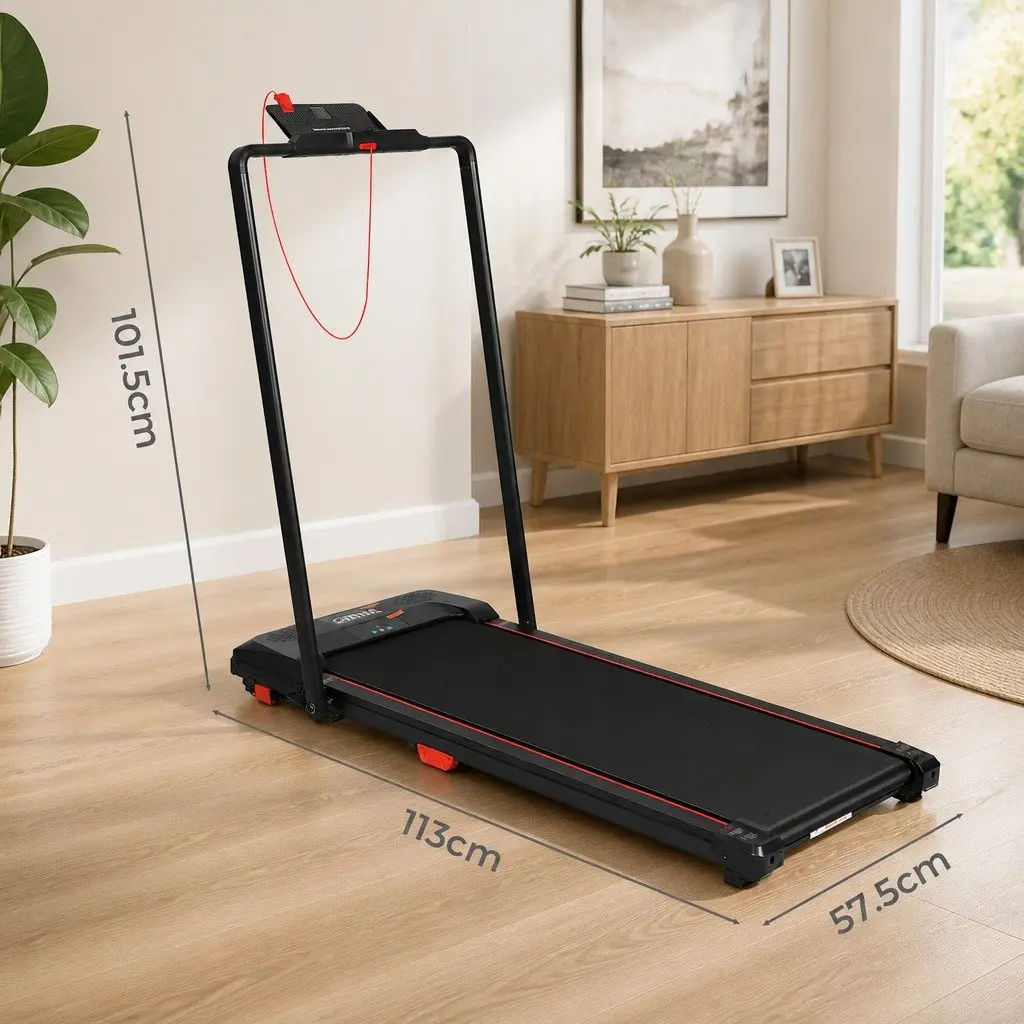 Walking Treadmill Foldable Handrail 2.5HP LED Display 41cm x 100cm