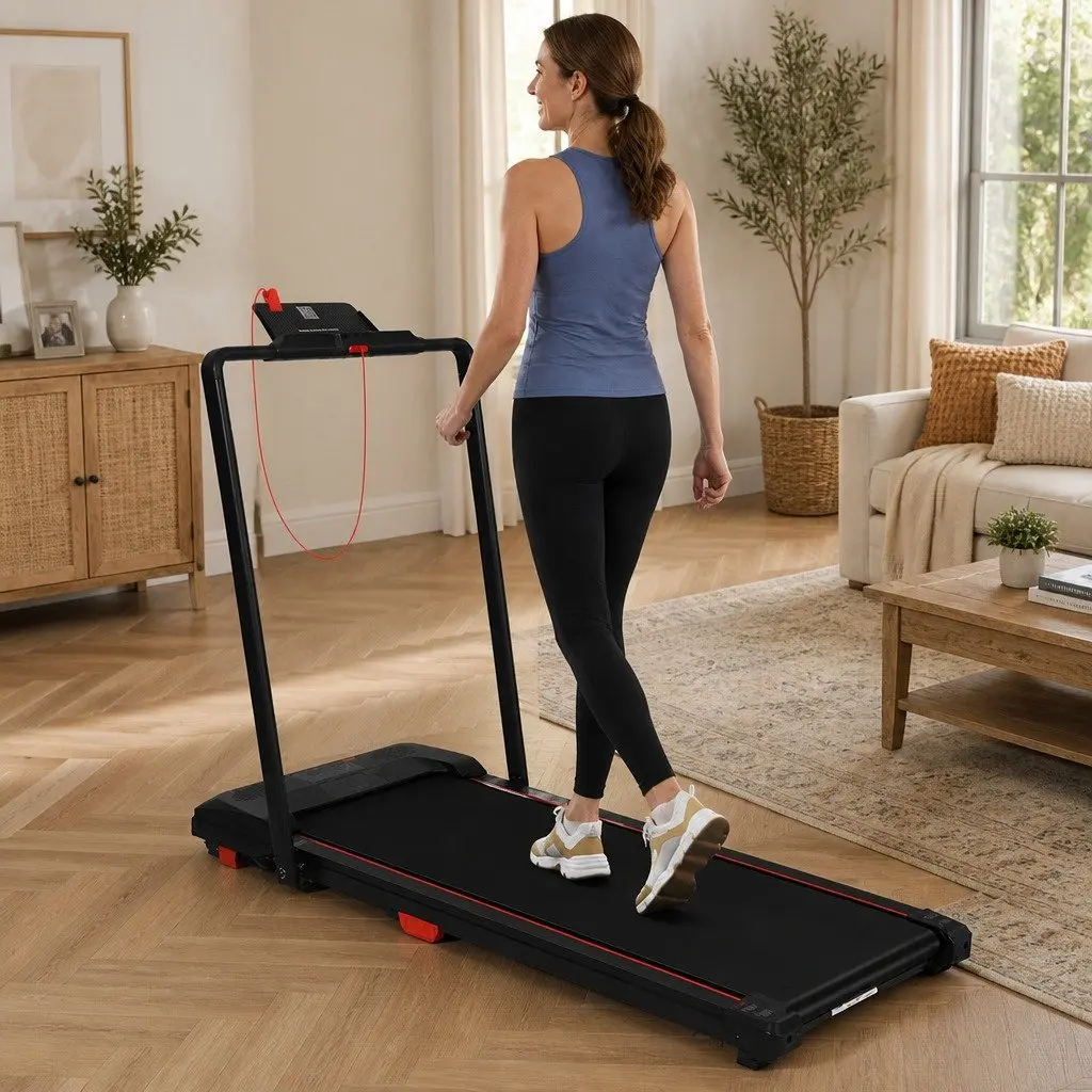 Walking Treadmill Foldable Handrail 2.5HP LED Display 41cm x 100cm