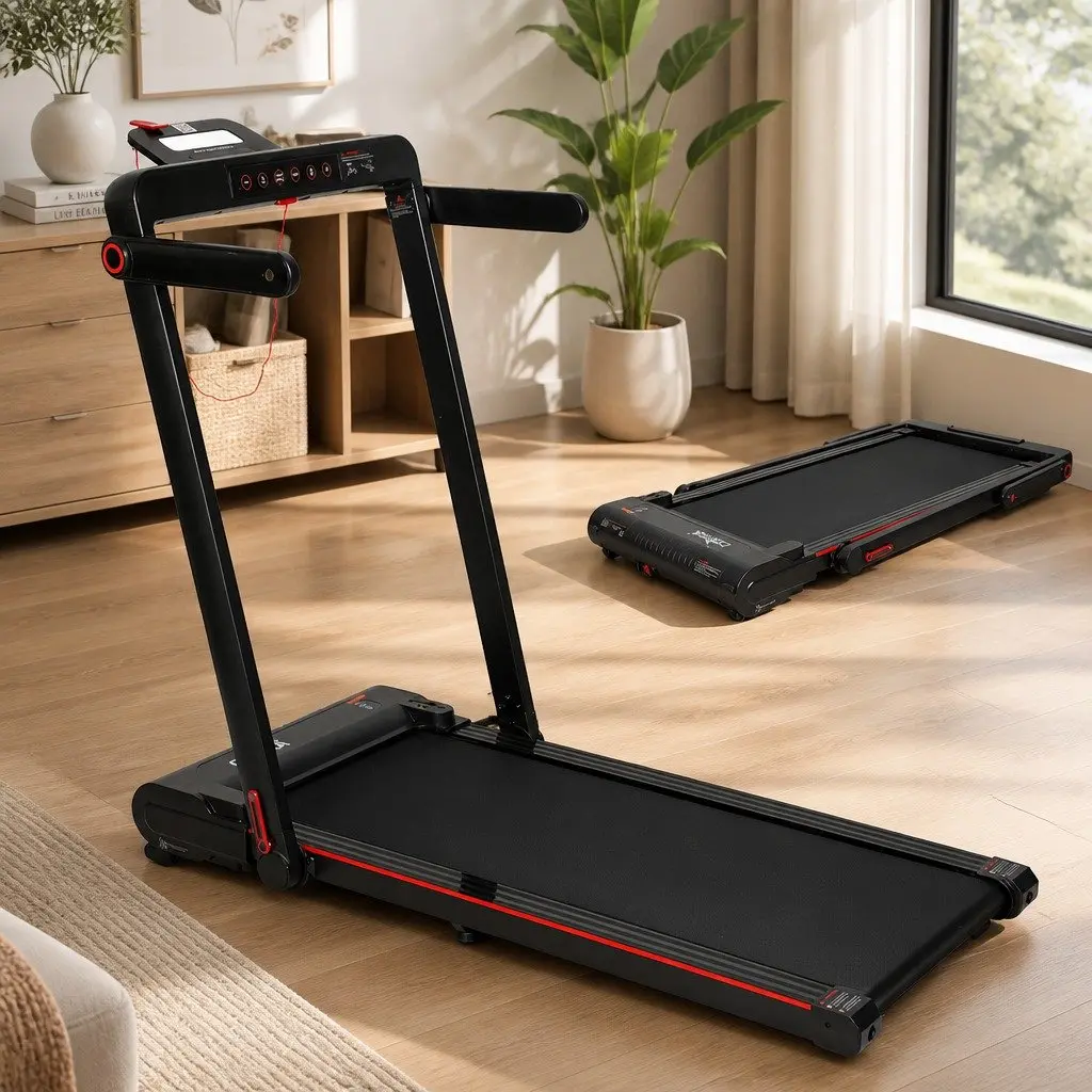 Walking Pad Treadmill 2 In 1 Home Gym Machine Manual Incline 102cm x 42cm Running Area