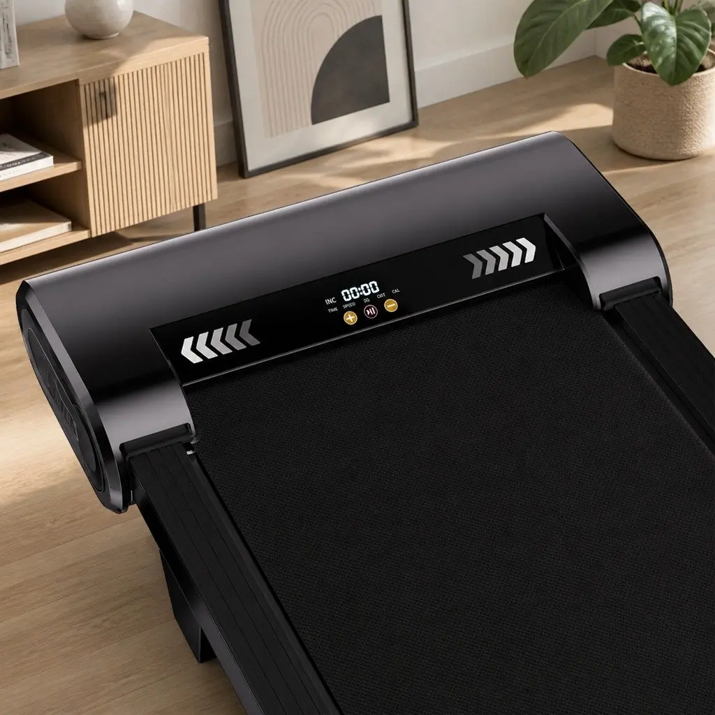 Automatic Incline Walking Pad Treadmill with 6 Levels Electric Motor Remote