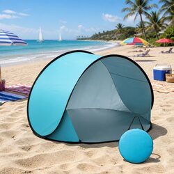 Pop Up Beach Tent 3 Person Camping Shelter Portable Sun Shade Fishing Outdoor