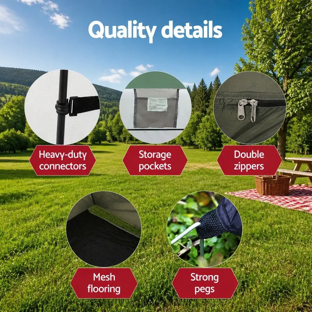 Portable Toilet Shower Tent Set 20L Privacy Changing Room Outdoor