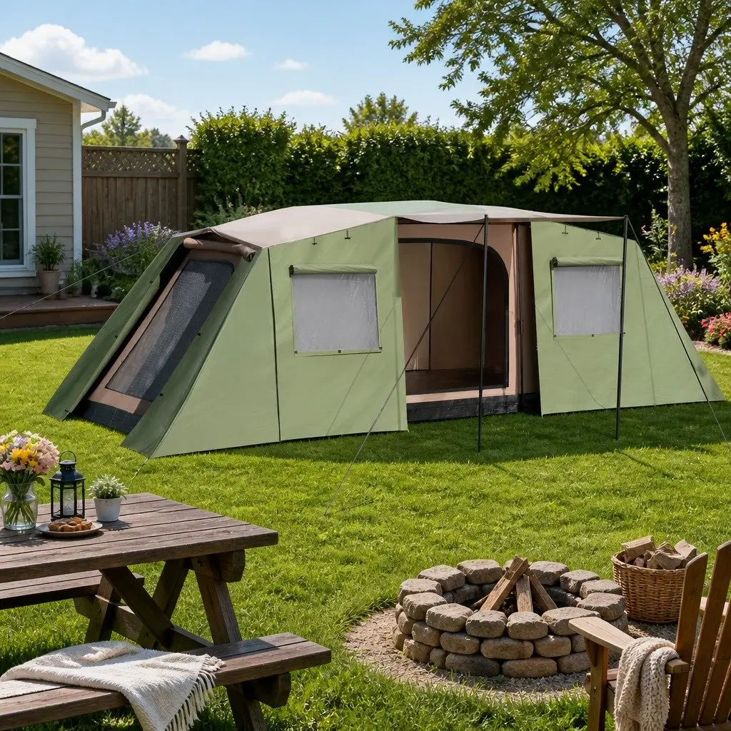 10-Person Camping Tent