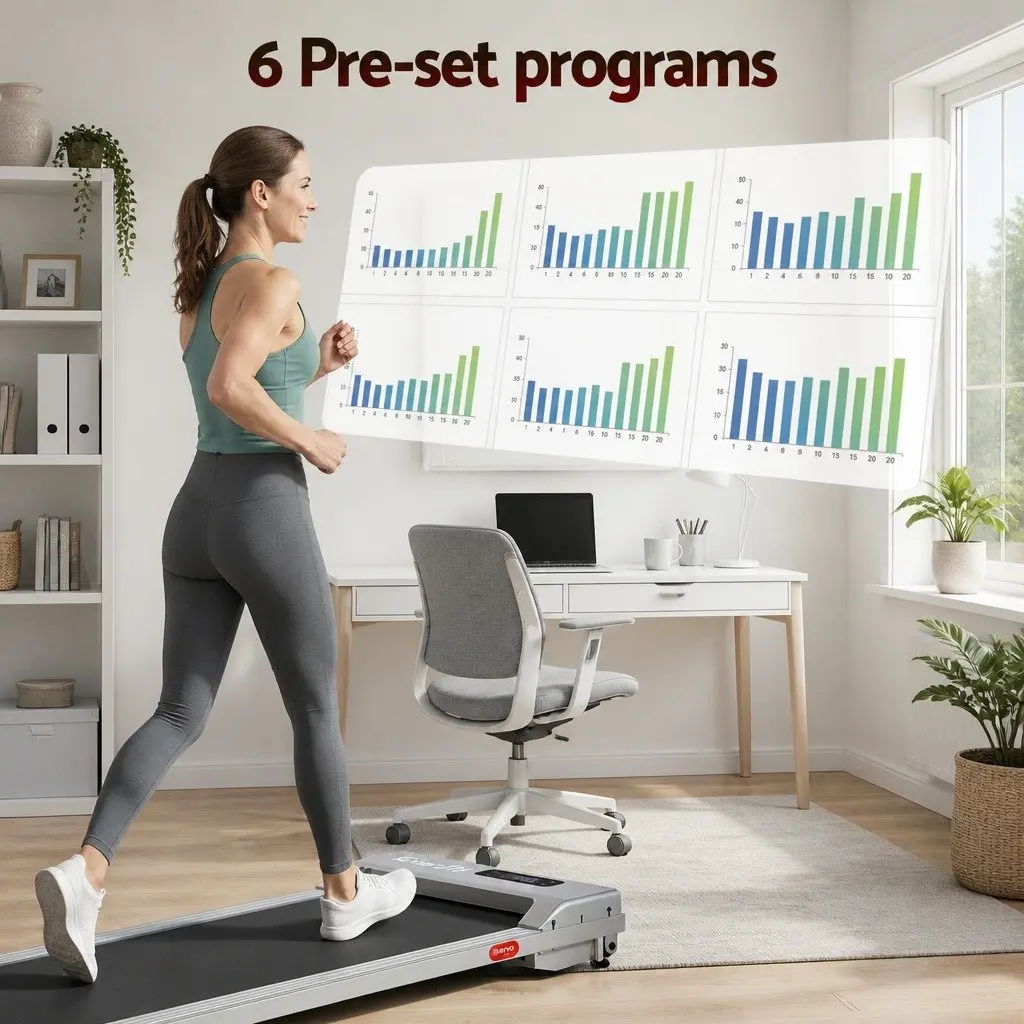 3 in 1 Walking Pad Treadmill Compact Under Desk 90 x 38 cm