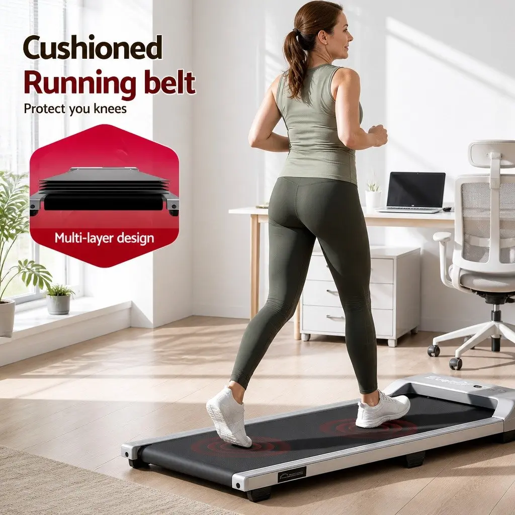 3 in 1 Walking Pad Treadmill Compact Under Desk 90 x 38 cm
