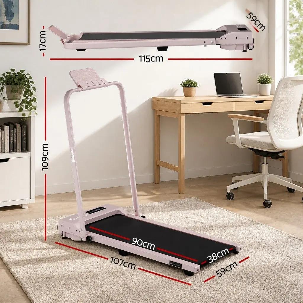Walking Pad Treadmill 3-in-1 Foldable Compact Under Desk 90 x 38 cm Running Belt