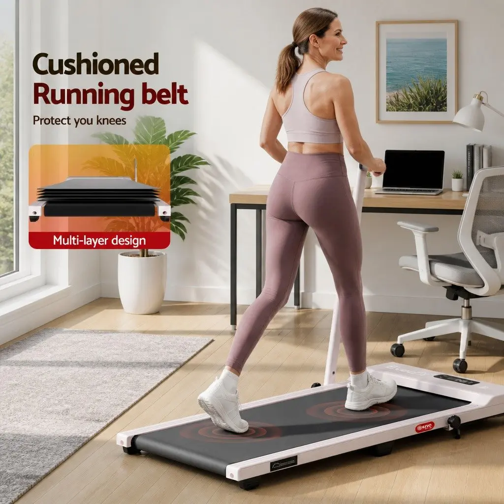 Walking Pad Treadmill 3-in-1 Foldable Compact Under Desk 90 x 38 cm Running Belt