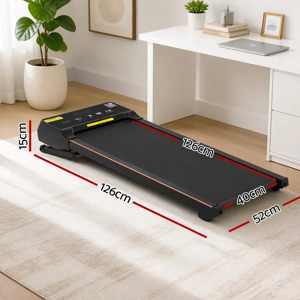 3 in 1 Walking Pad Treadmill Auto Incline 20% Home Gym Under Desk Fitness
