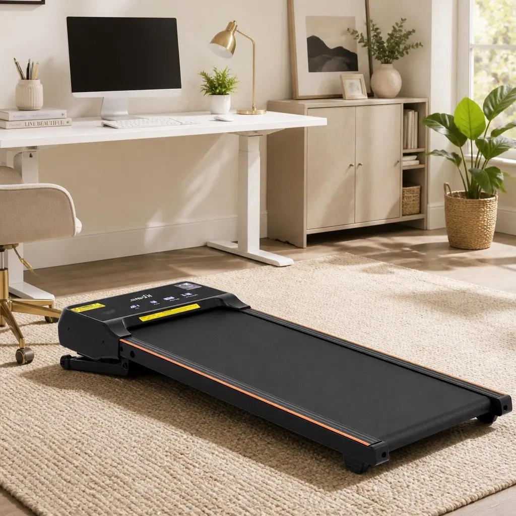 3 in 1 Walking Pad Treadmill Auto Incline 20% Home Gym Under Desk Fitness