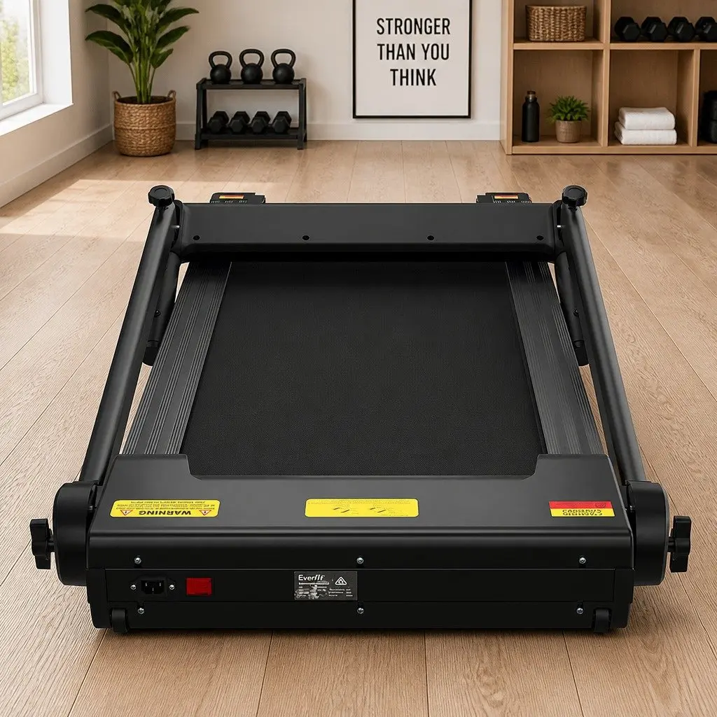 Electric Treadmill Foldable Home Gym Fitness Machine 12 Programs LCD Display