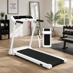 Electric Treadmill Foldable Home Gym Fitness Machine 12 Programs LCD Display