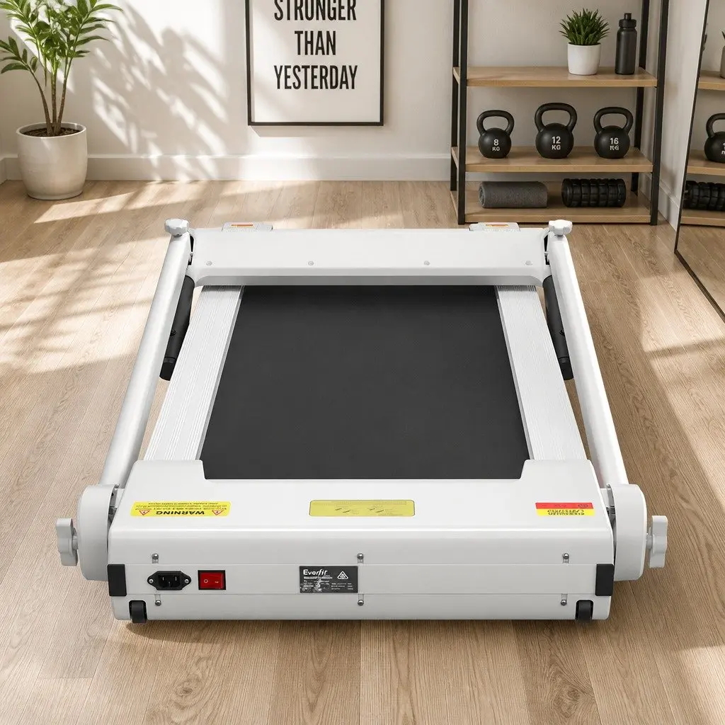 Electric Treadmill Foldable Home Gym Fitness Machine 12 Programs LCD Display
