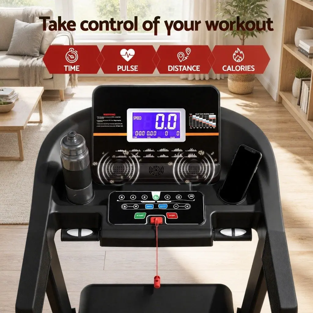 Electric Treadmill Automatic Incline 15 Level 168cm x 82cm x 142cm