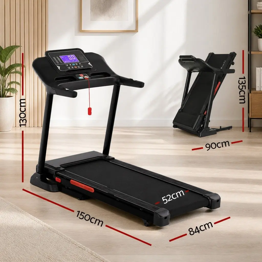 Electric Treadmill Auto Incline 16 Programs Home Gym Fitness Exercise Machine