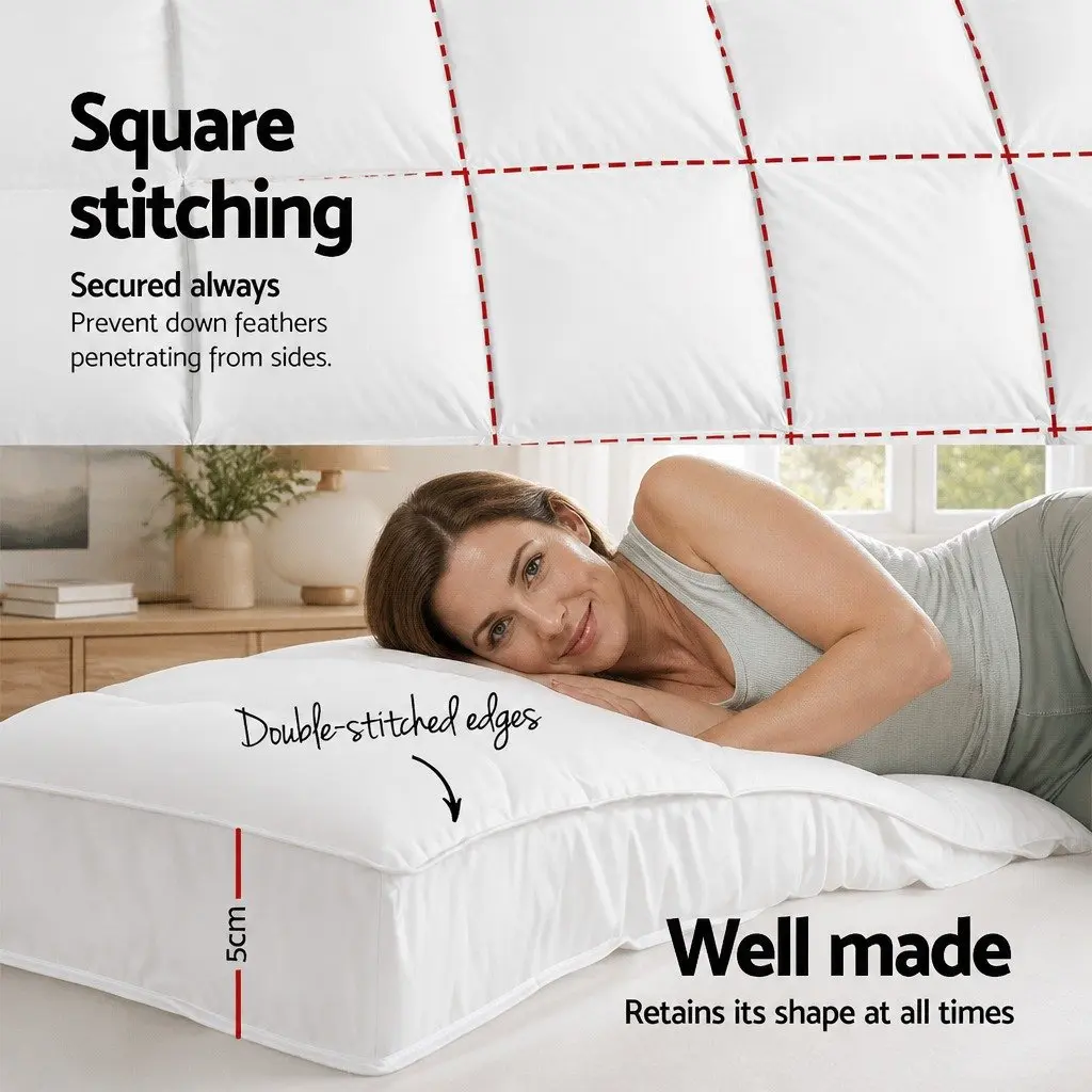 Double Mattress Topper 5cm Bamboo Charcoal Microfibre Pillowtop Pad 45cm Deep