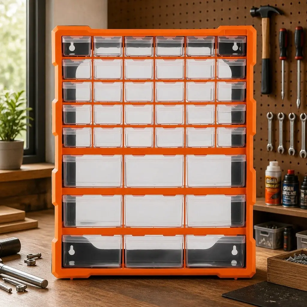 39-Drawer Tool Storage Cabinet Organizer Anti-Drop Hardware Small Parts