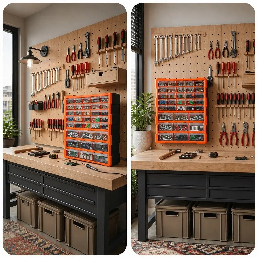 39-Drawer Tool Storage Cabinet Organizer Anti-Drop Hardware Small Parts