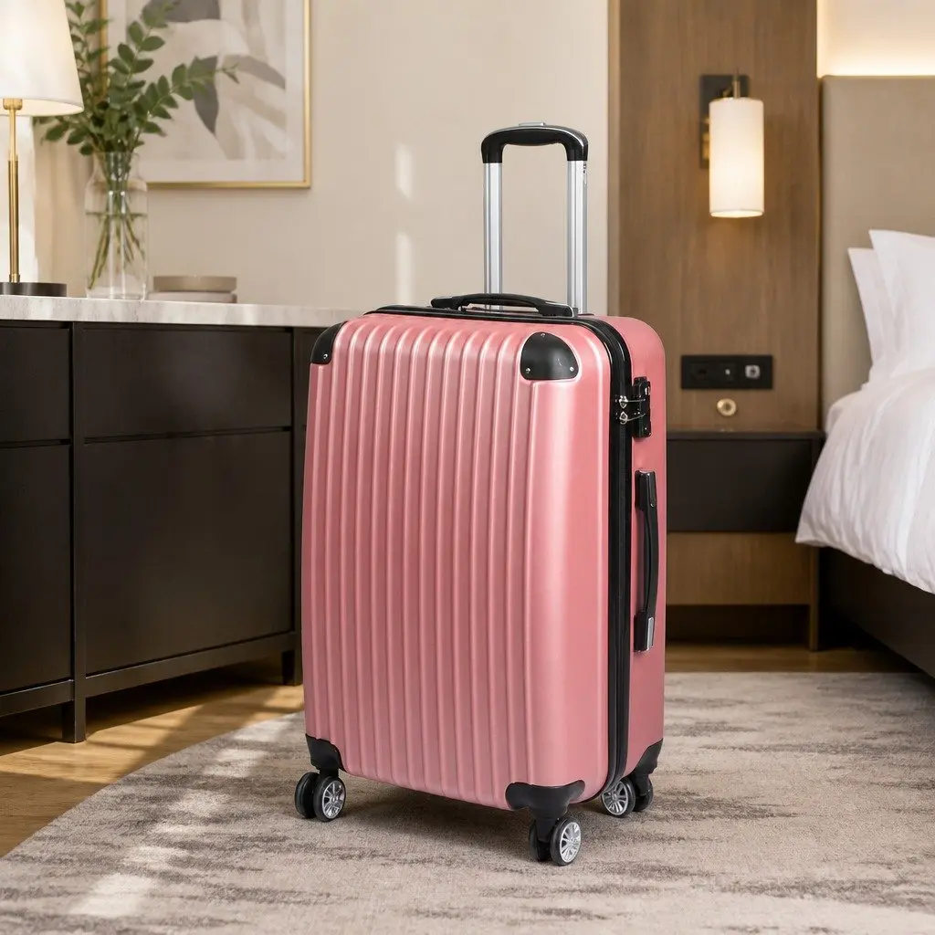 Travel with 24 Inch Hard Shell Suitcase