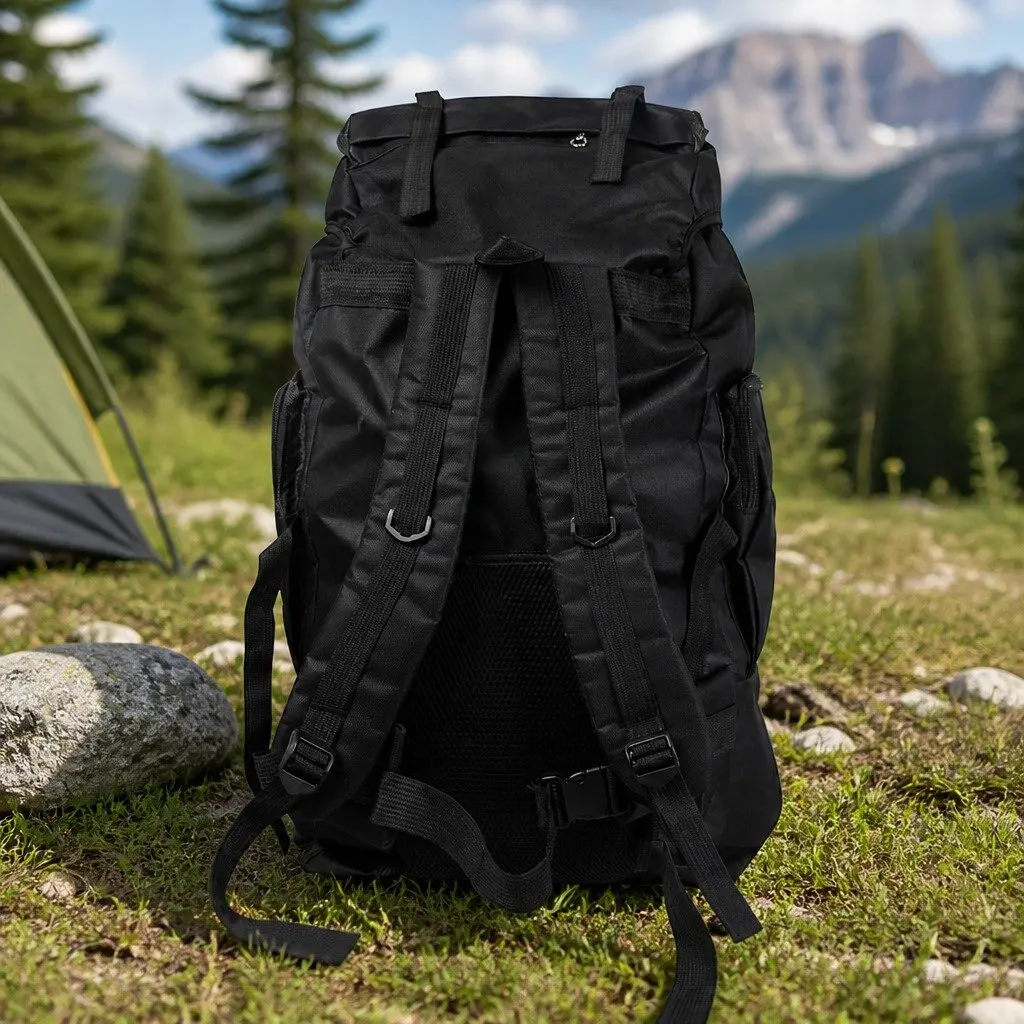 80L Military Backpack Tactical Waterproof Black