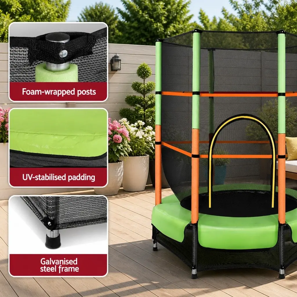 Kids Trampoline Mini Rebounder 4.5FT with Safety Net Enclosure