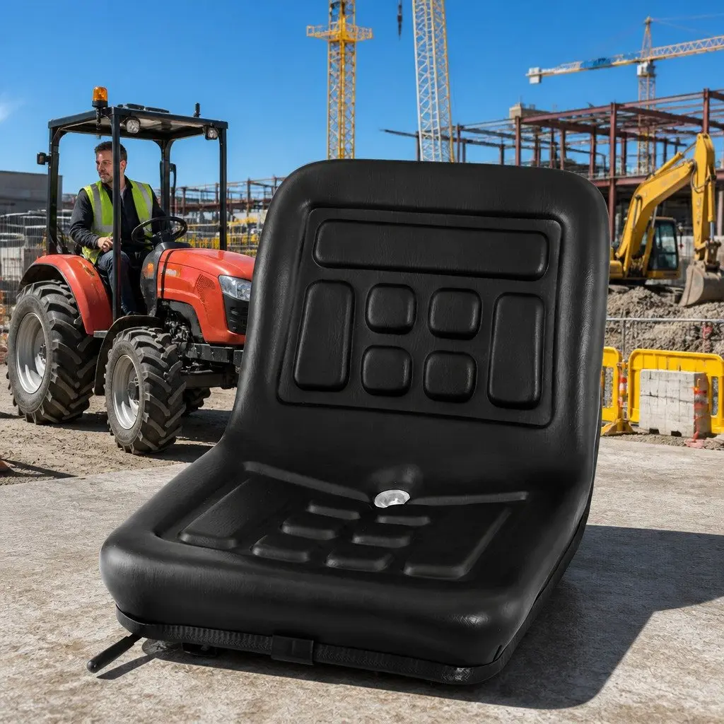 Universal Tractor Seat Forklift Excavator Suspension Chair Adjustable Heavy